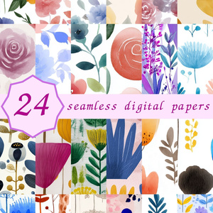 北欧ミックス花柄24種｜NordicFloral Vol.3 ScandiMix