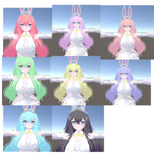 「INABA」 Hair Color Texture Set