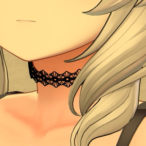 Gothic Lace Choker【VRChat想定】 缩略图 2