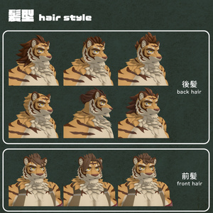 【VRChat向けアバター】～ルーガン族～大型ネコ科エディション - Lugharian Big cat Edition 缩略图 4