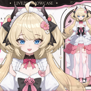 【Live2Dモデル】_VTS専用_金髪の小悪魔