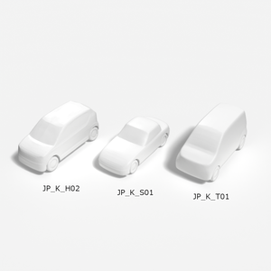 建築模型用 添景3Dデータ：軽自動車3台セット（Pack 01） 3D Staffage Data for Architectural Scale Models: Kei Cars 3-Piece Set (Pack 01)