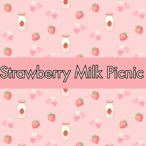 Strawberry Milk Picnic 単体素材　パステルピンク