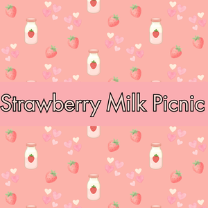  Strawberry Milk Picnic単品素材　ベリーレッド