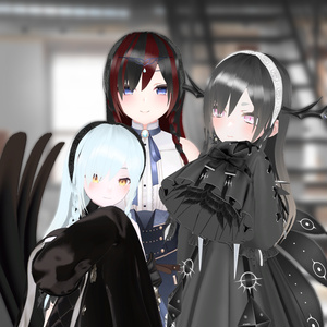 [24アバター対応]リボン三つ編みヘアRibbon Braided Hair 缩略图 7