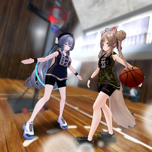 [19アバター対応] ゆるだぼ バスケ / YURUDABO Basket Uniform 缩略图 10