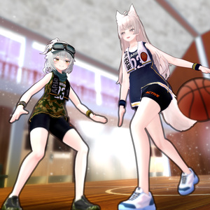 [19アバター対応] ゆるだぼ バスケ / YURUDABO Basket Uniform 缩略图 7