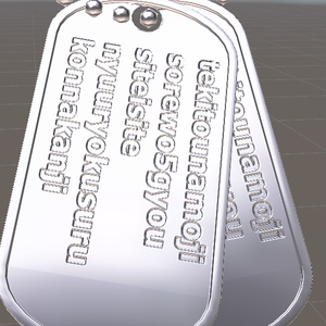 ベース無料【カスタム刻印可能】dogtag_001 缩略图 5