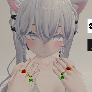 [Free] Luxury Rings / 高級リング  VRCHAT