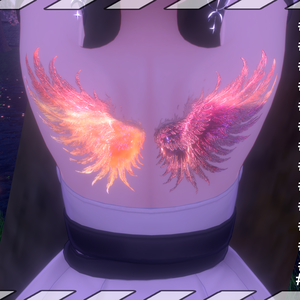 Phoenix Wings Glow Tattoo / フェニックスの翼の輝き🐦‍🔥 4K HD