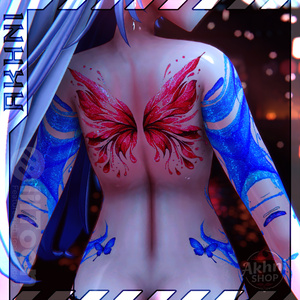 Butterflies in the Breeze  Tattoos / 風に舞う蝶 🌬️🦋