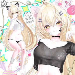 ₍=^･ω･^=₎っKitty Crop Shirt & Secret Sweetie Knit Mayo update
