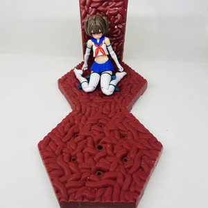 フィギュア用　ジオラマ　ストラクチャー 1/12 オートバイ用 ジオラマ背景キットC (Street) 模型 バイク