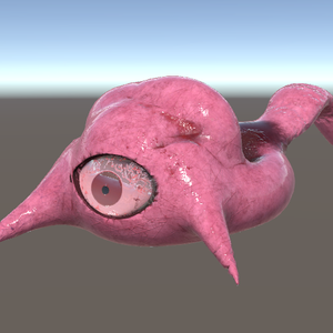 オリジナル3Dモデル「グロ肉くん」