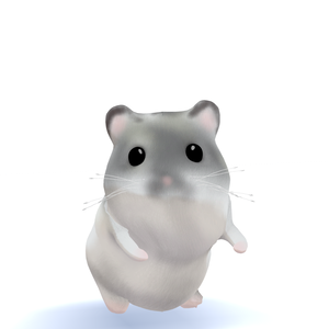 オリジナル3Dモデル「ハムちゃん/Hamster」