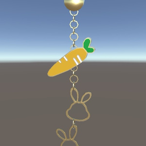 Accessories for VRChat] Rabbit earrings