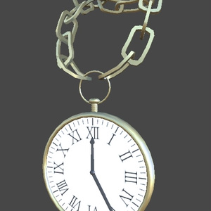 Accessories for VRChat] Big neck clock