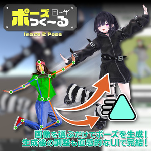 "Pose Tsukuru" Create Poses from 2D Images