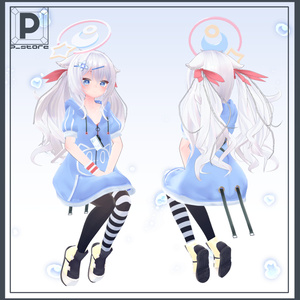 『海』-Umi-【オリジナル3Dモデル】✨こよりLabo あのんむろむ共通素体✨ 缩略图 3