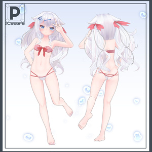 『海』-Umi-【オリジナル3Dモデル】✨こよりLabo あのんむろむ共通素体✨ 缩略图 4