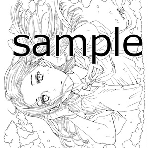 南澤久佳のたのしいぬりえⅢ～PDF版【白】～+jpg版