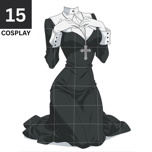 15 - COSPLAY NUN HALLOWEEN | Vts | VTuber向け | Vtuber Asset
