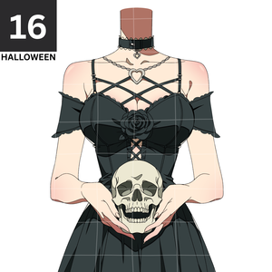 16 - CASUAL HALLOWEEN | Vts | VTuber向け | Vtuber Asset