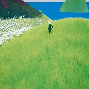 VRchat/unity Ghibli Style Grass-スタジオジブリ風の草 缩略图 3