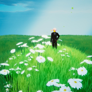 VRchat/unity Ghibli Style Grass-スタジオジブリ風の草 缩略图 2