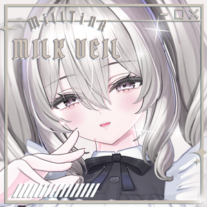 Milltina_ミルティナ] 𝓜𝓲𝓵𝓴 𝓥𝓮𝓲𝓵 MakeUp Set | Face+Body+Eye+BlandShapes