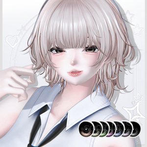セール中！海咲Misaki] 𝓟𝓸𝓻𝓬𝓮𝓵𝓪𝓲𝓷 MakeUp Set | Face+Body+Eye+BlandShapes 缩略图 9