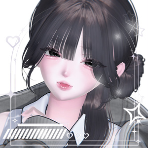 セール中！海咲Misaki] 𝓟𝓸𝓻𝓬𝓮𝓵𝓪𝓲𝓷 MakeUp Set | Face+Body+Eye+BlandShapes 缩略图 2