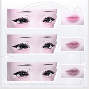セール中！海咲Misaki] 𝓟𝓸𝓻𝓬𝓮𝓵𝓪𝓲𝓷 MakeUp Set | Face+Body+Eye+BlandShapes 缩略图 8