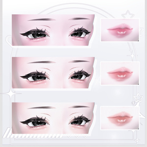 セール中！海咲Misaki] 𝓟𝓸𝓻𝓬𝓮𝓵𝓪𝓲𝓷 MakeUp Set | Face+Body+Eye+BlandShapes 缩略图 7