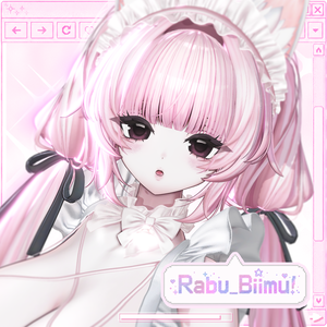 Mayoまよ用+Milltinaミルティナ用] 𝓡𝓪𝓫𝓾_𝓑𝓲𝓲𝓶𝓾! Face+Body+Eye MakeUp
