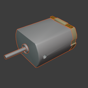 [3D model] DCモーター01