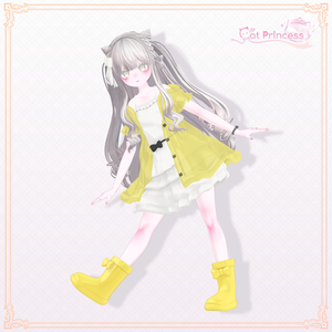 カリンちゃん用『子供用レインブーツ』あまとうさぎ【VRChat】