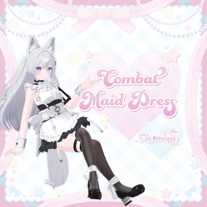 『CombatMaidDress　コンバットメイドドレス』複数アバター対応衣装