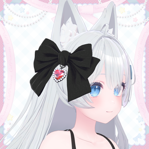 ﾌｫﾛﾜｰ3000人記念！無料アイテム『リボン3！＋アクセ』VRChat