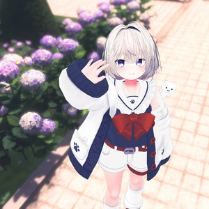 『ねこまきセーラーコーデ』複数アバター対応衣装 缩略图 44