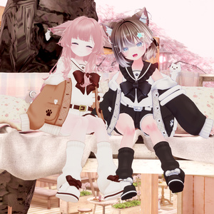 『ねこまきセーラーコーデ』複数アバター対応衣装 缩略图 14