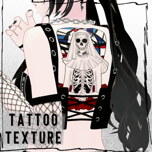 tattoo texture [Rose Nun] - by xawa