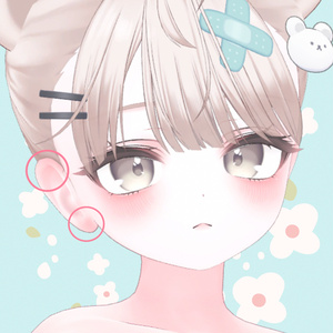 ❁ミルフィちゃんシャイメイクテクスチャー(､｡  ̫ ｡)､❁ / Milfy-chan Shy Makeup Texture 缩略图 2