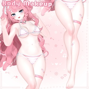 ʕ　·ᴥ·ʔ 【クマリちゃん】ぷにぷにフェイス＆ボディメイク+フェイスブレンドシェイプ ʕ·ᴥ·　ʔ / [Kumaly-chan] Punipuni Face & Body Makeup+ Face Blendshape 缩略图 3
