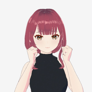 【VRoid】 shortcut hair preset / fbx