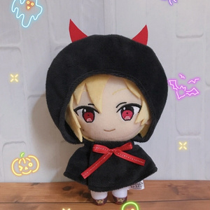 16cmぬい用クリスマス衣装 サンタポンチョ トナカイポンチョ