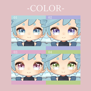 【 ウズルハ対応 】アイテクスチャ (4 colors) / eye texture for Uzuruha (4 colors) #MAHOUNOHEYA 缩略图 6