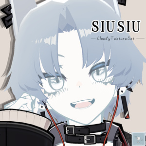 ☁【SIUSIUちゃん用】雲の瞳テクスチャーセット☁Cloudy Eyes & body & Nail & Hair texture ☁テクスチャーセット