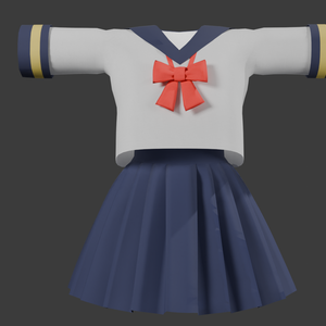 セーラー服（リトポロジー済み）