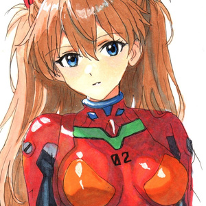Mint condition! High-precision reproduction print of Shikinami (Souryuu) Asuka...